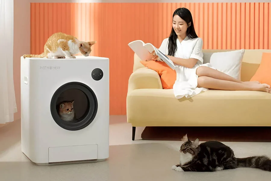 robot cat litter boxes